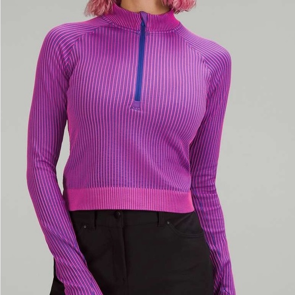 lululemon athletica Jackets & Blazers - Lululemon MOST WANTED Rest Less Cropped Half Zip